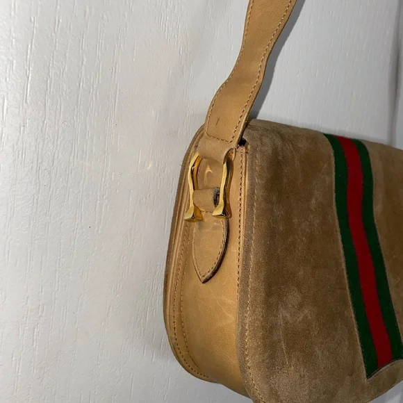 Vintage web gucci shoulder bag - Picture 6 of 10
